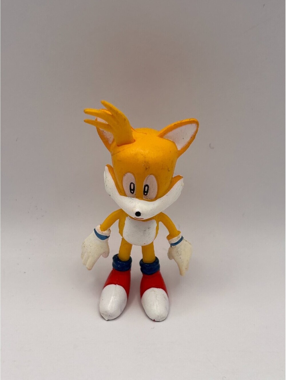 Sega Miles Tails Prower Action Figure 7.5 Cm Yellow For Parts